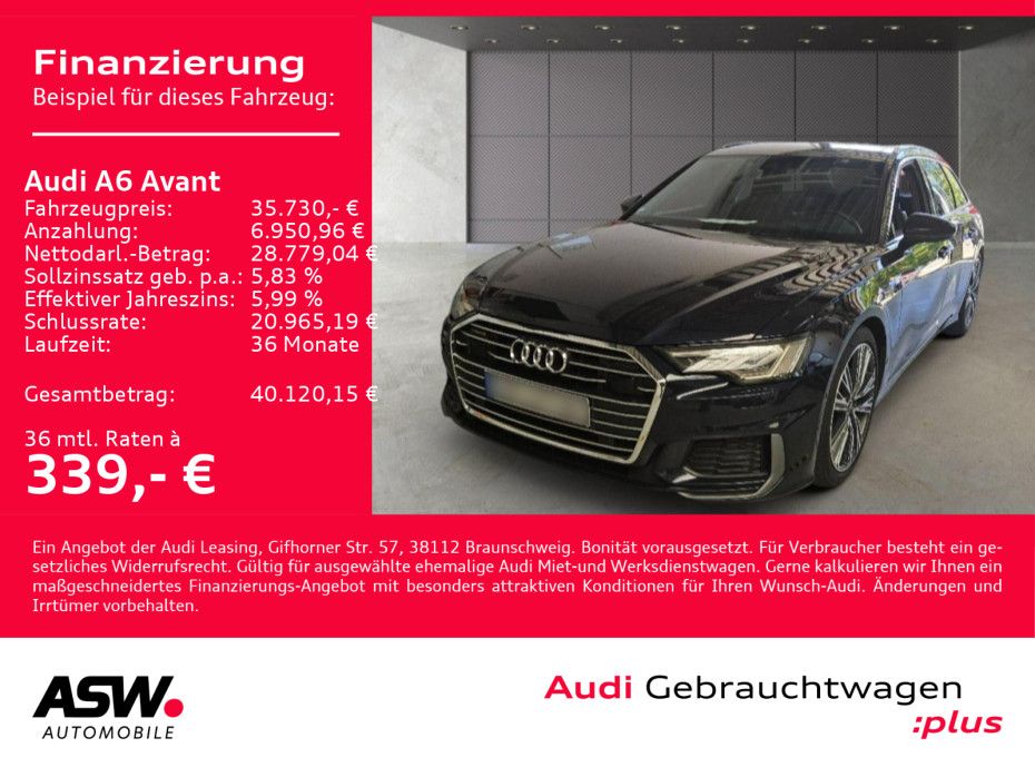 Fahrzeugabbildung Audi A6 Avant S line 50TDI quattro NAVI MATRIX PANO