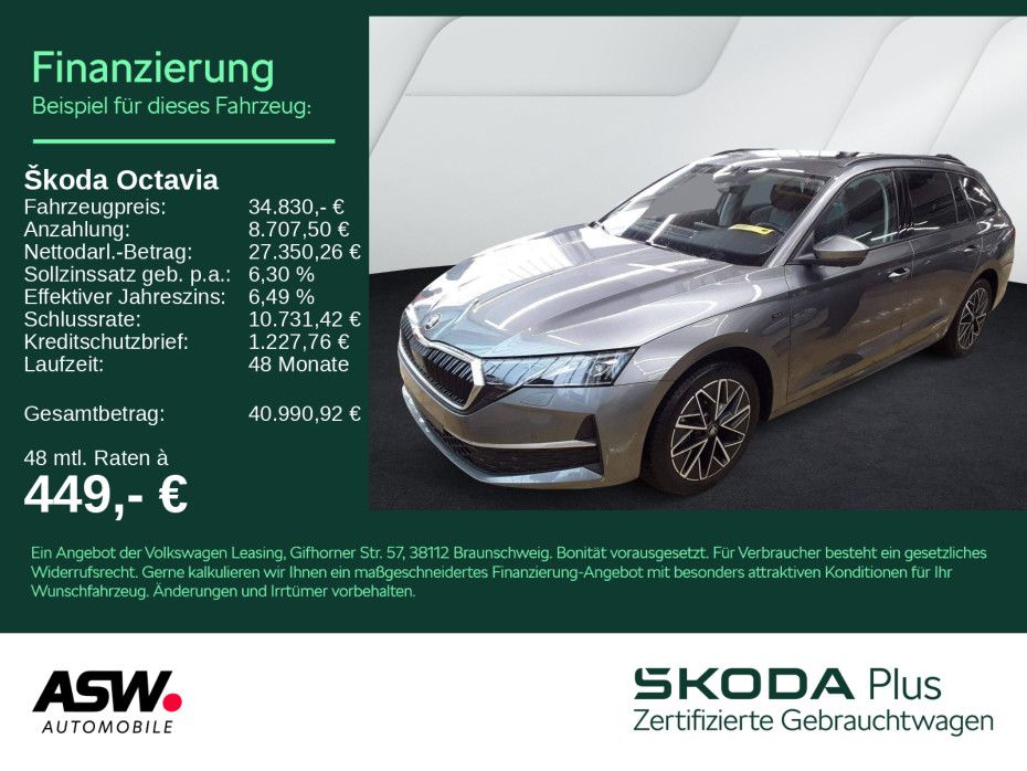SKODA Octavia Combi Tour 2.0TDI DSG RFK Stdhz PANO AHK