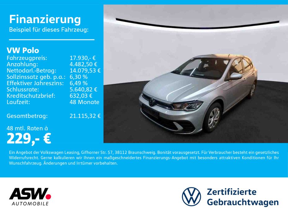 Volkswagen Polo Life 1.0 TSI 5-Gang LED Navi ACC PDC SHZ VC