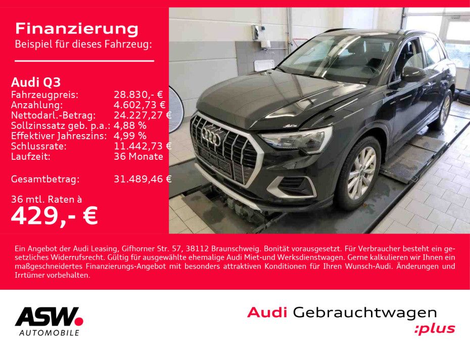 Audi Q3 advanced quattro 35TDI quattro NAVI LED ACC