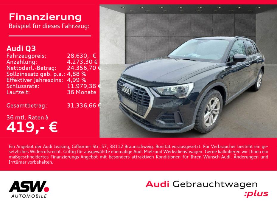 Audi Q3 35TDI quattro Stronic LED PDC SHZ
