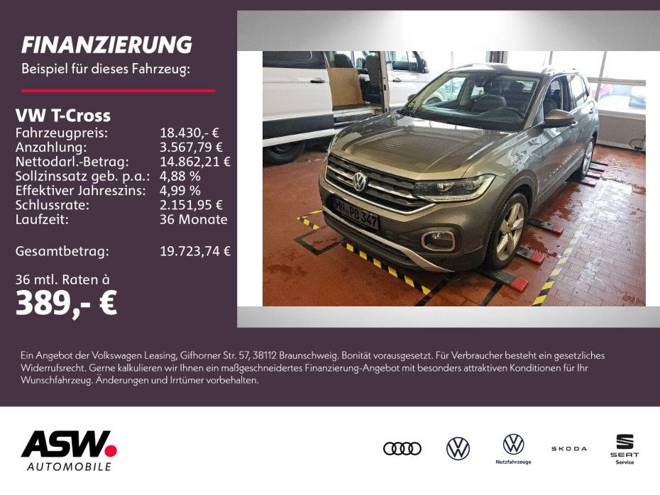 Volkswagen T-Cross Style 1.0 TSI DSG LED PDC SHZ ACC