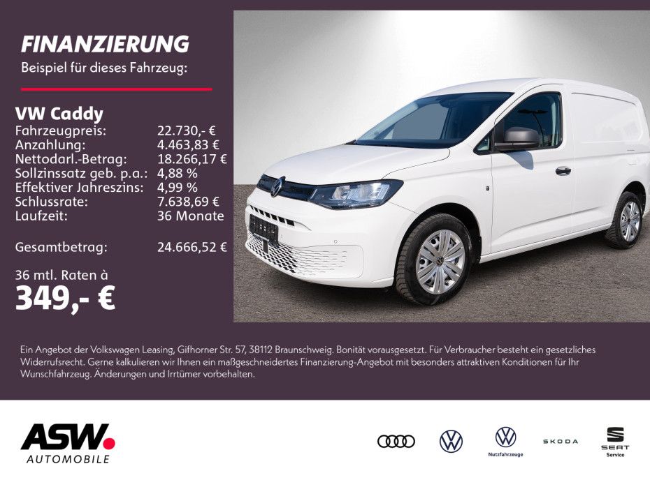 Volkswagen Caddy Cargo 2.0 TDI SCR DSG Klima SHZ PDC NAVI