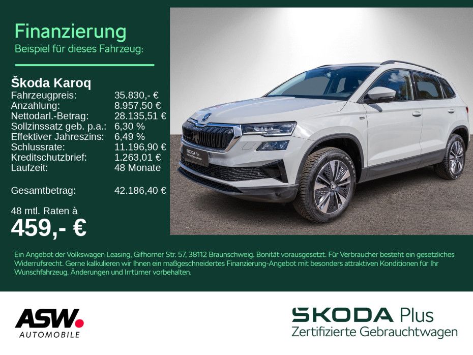 SKODA Karoq Selection 4x4 2,0 TDI DSG AHK RFK Navi ACC