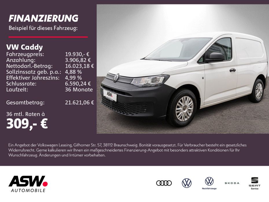 Volkswagen Caddy Cargo 2.0 TDI Klimaauto PDC AppConnect