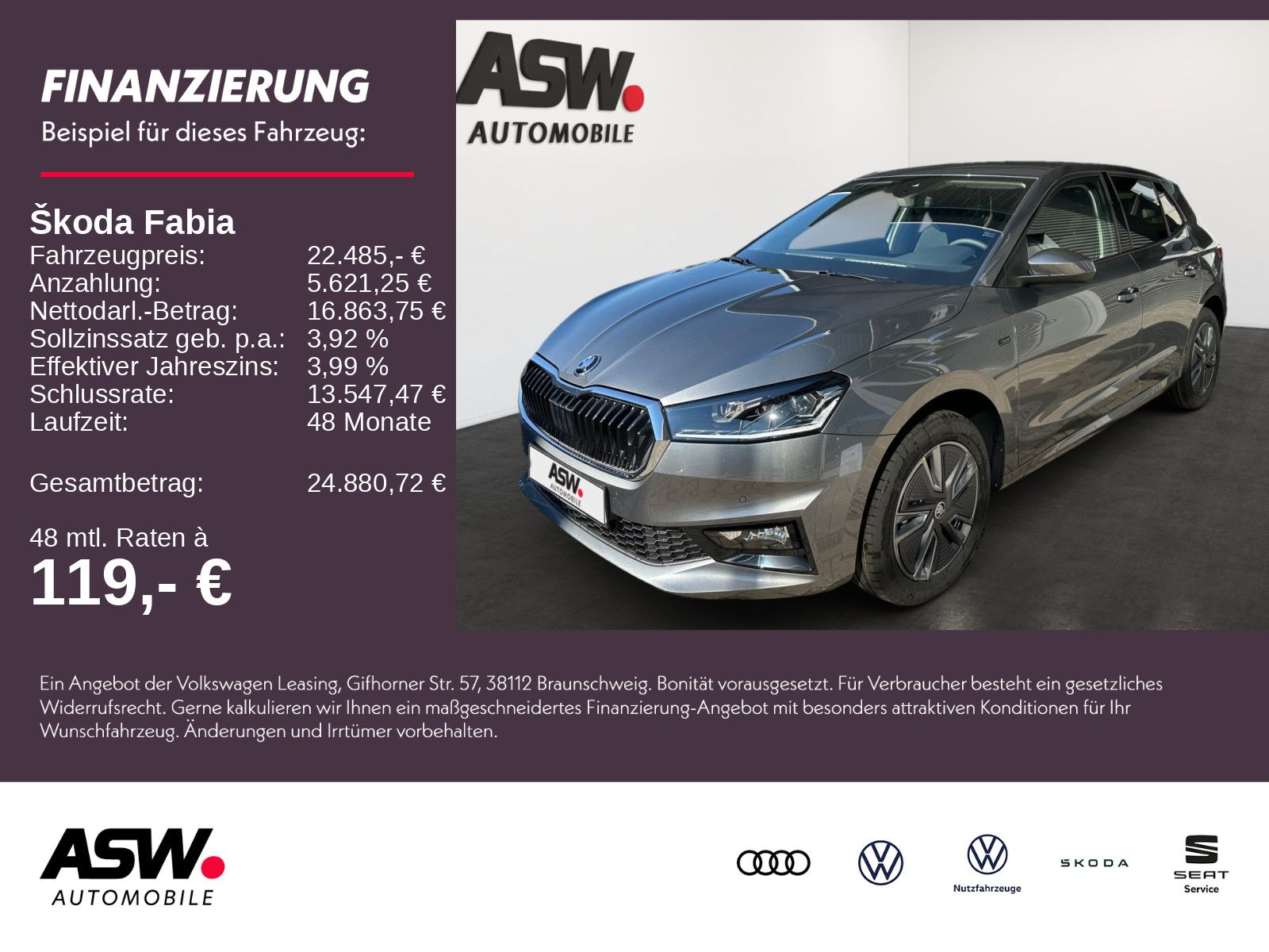 SKODA Fabia Tour 1,0 TSI 95PS 16" SHZ Kamera PDC LED