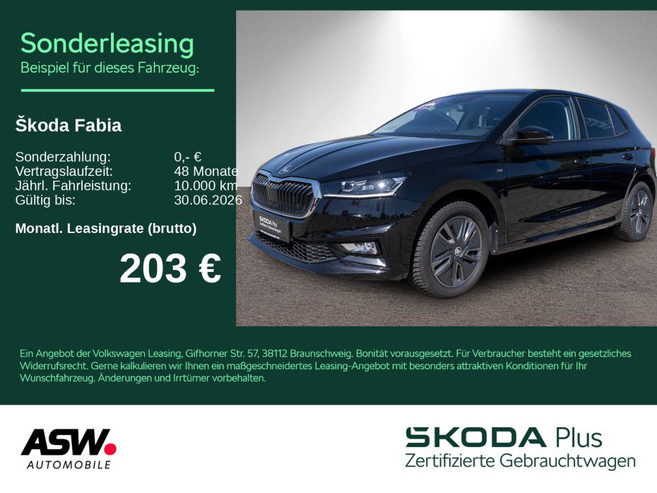 SKODA Fabia Tour 1.0 TSI DSG LED Navi RFK ACC SHZ AHK