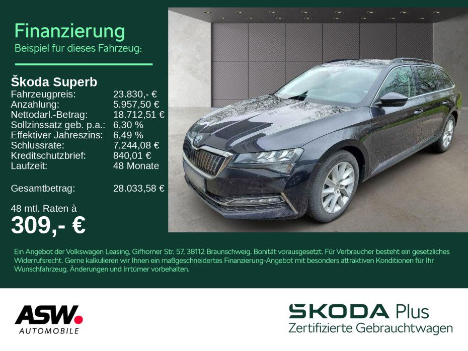 SKODA Superb Combi Ambition iV 1.4 TSI Hybrid DSG VC