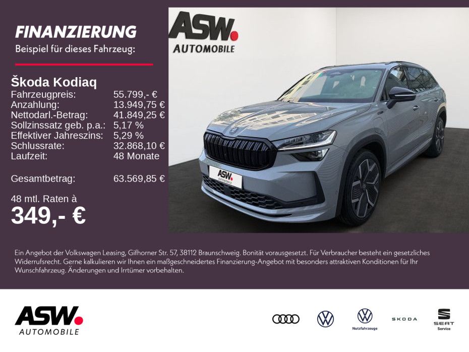 SKODA Kodiaq Sportline 1,5TSI iV 204PS DSG ACC SHZ AHK