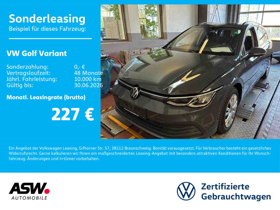 Volkswagen Golf Variant Life 2.0TDI DSG LED Nav RFK ACC SHZ