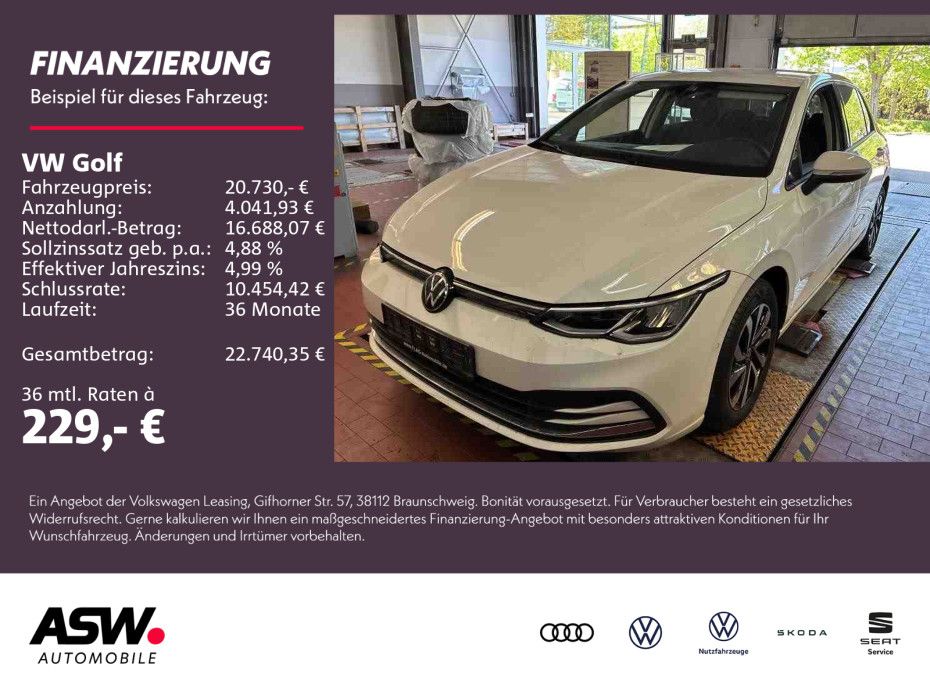 Volkswagen Golf Actice 2.0 TDI LED Navi PDC Klima SHZ