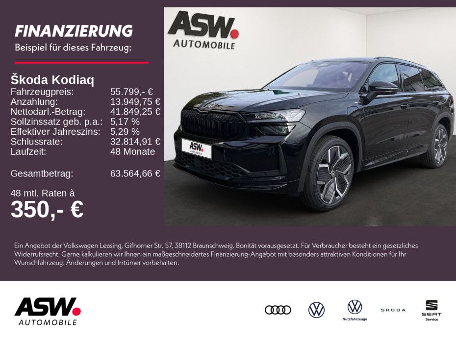 SKODA Kodiaq Sportline 1,5TSI iV 204PS DSG ACC SHZ AHK