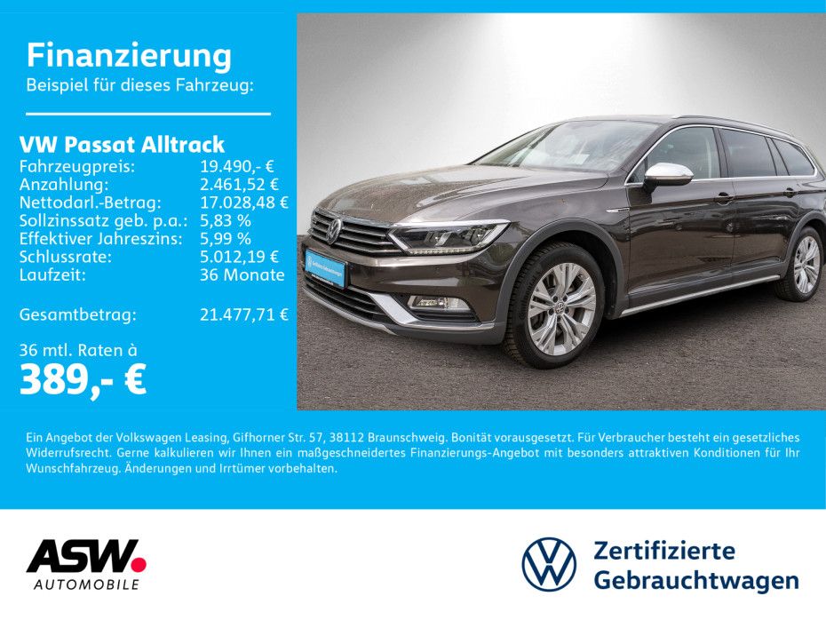 Volkswagen Passat Variant Alltrack 2.0 TDI 4M DSG HUD AHK