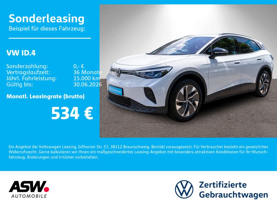 Volkswagen ID.4 Pro GOAL LED NAVI Wärmepumpe RFK ACC SHZ