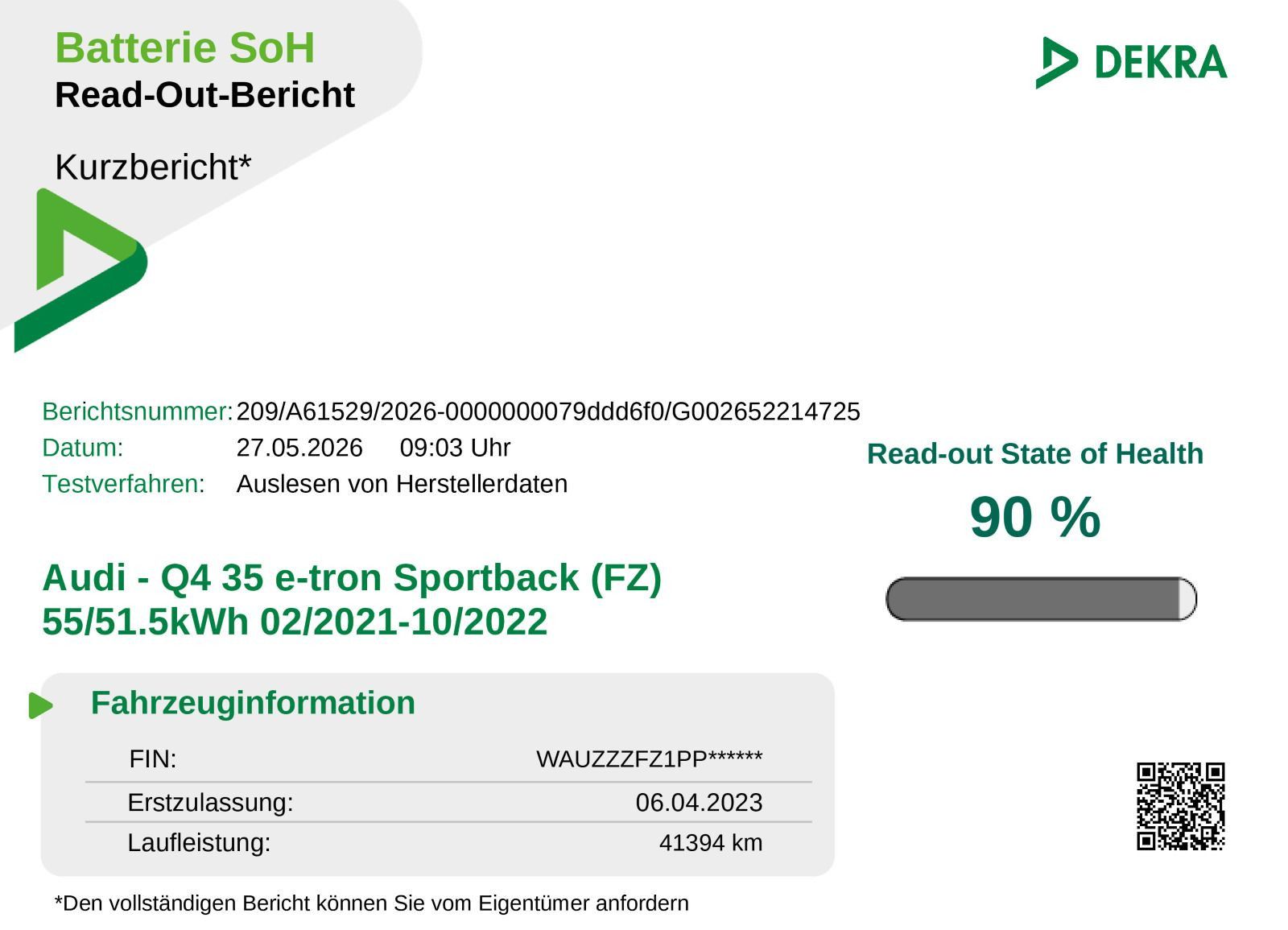 Fahrzeugabbildung Audi Q4 Sportback 35 e-tron LED Navi PDC SHZ GRA