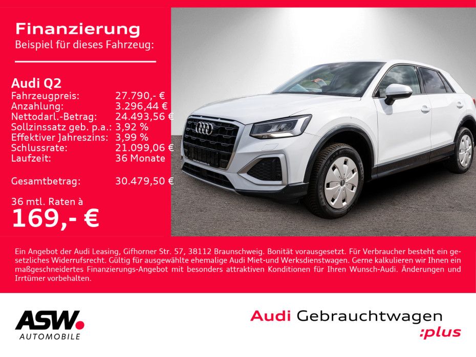 Fahrzeugabbildung Audi Q2 advanced 35TDI Stronic NAVI LED AHK ACC RFK