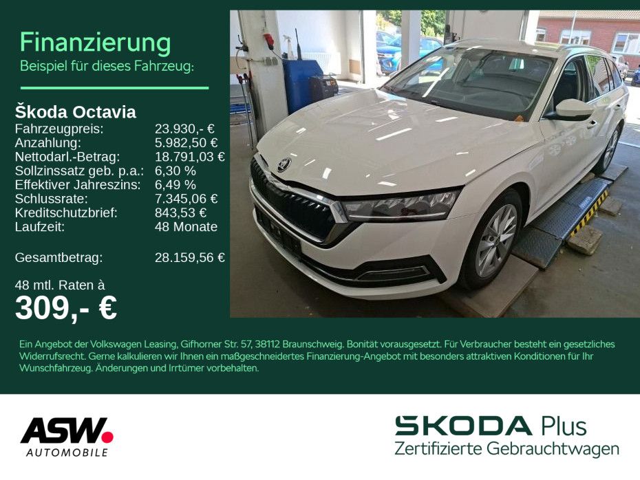 SKODA Octavia Combi Style 2.0TDI LED Nav AHK HUD STDHZ