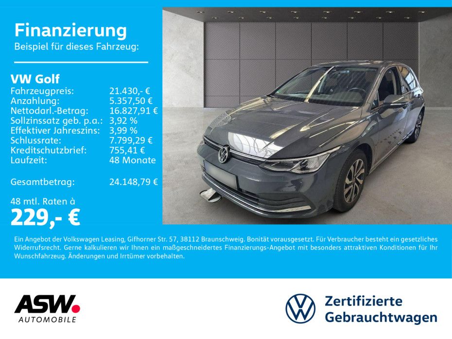 Volkswagen Golf Active 2.0 TDI DSG LED Navi RFK SHZ AHK