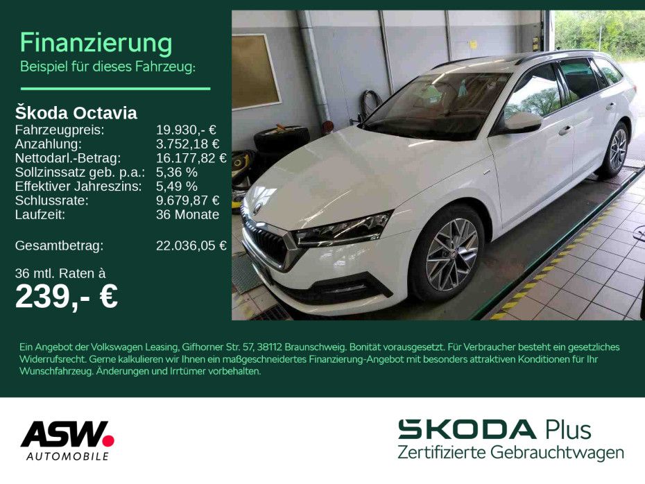 SKODA Octavia Combi Tour 2,0 TDI Navi LED ACC PANO