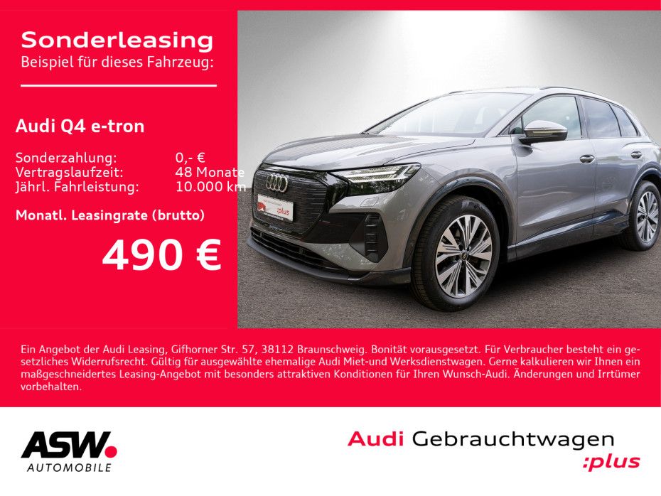 Fahrzeugabbildung Audi Q4 advanced 40 e-tron MATRIX Navi RFK ACC Wäpu