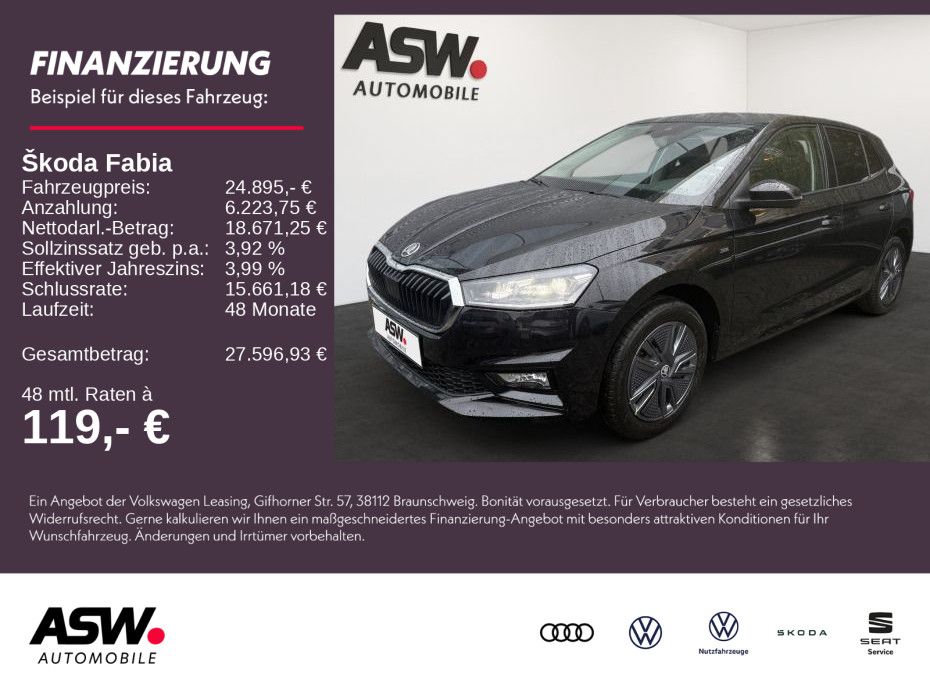 SKODA Fabia Tour 1,0 TSI 116PS DSG ACC SHZ Kamera PDC
