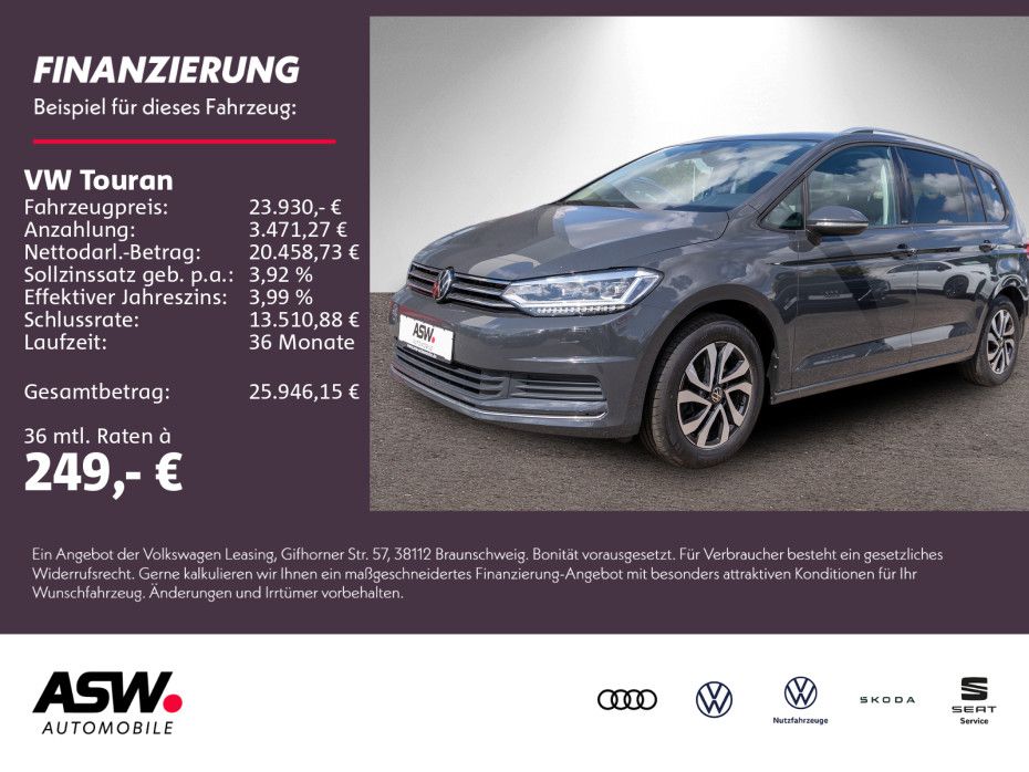 Volkswagen Touran ACTIVE 2.0TDI DSG LED Navi PDC ACC SHZ