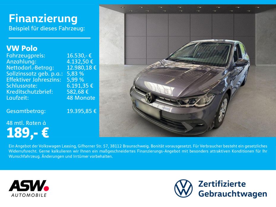 Volkswagen Polo Life 1.0 TSI LED Navi PDC RFK SHZ VC