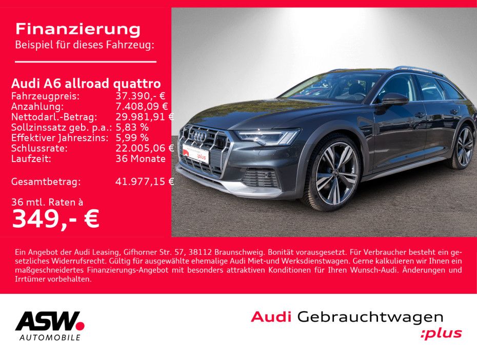Fahrzeugabbildung Audi A6 allroad quattro 50TDI tiptronic LEDER B&O AHK