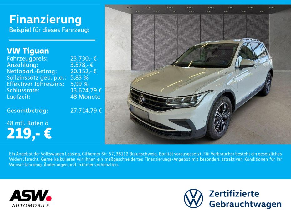 Volkswagen Tiguan Active 1.5 TSI DSG LED Navi RFK SHZ ACC