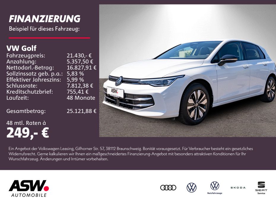 Volkswagen Golf Goal 1.5 TSI LED Navi RFK ACC SHZ AHK