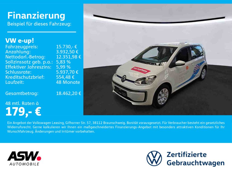 Volkswagen e-up! move up! Climatronic RFK PDC CCS SHZ