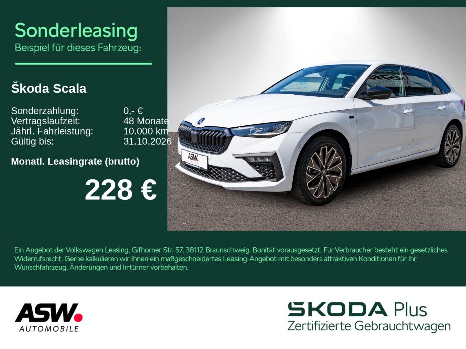 SKODA Scala Tour 1.5TSI 6-Gang LED Navi RFK PDC SHZ