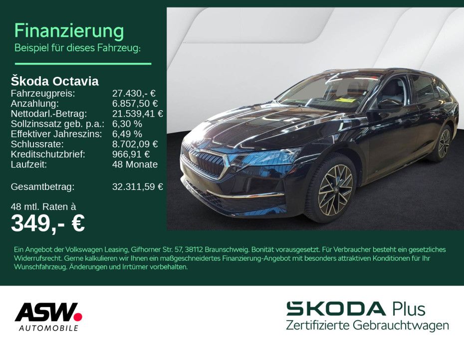 SKODA Octavia Combi Tour 2.0 TDI DSG LED Navi 360° ACC