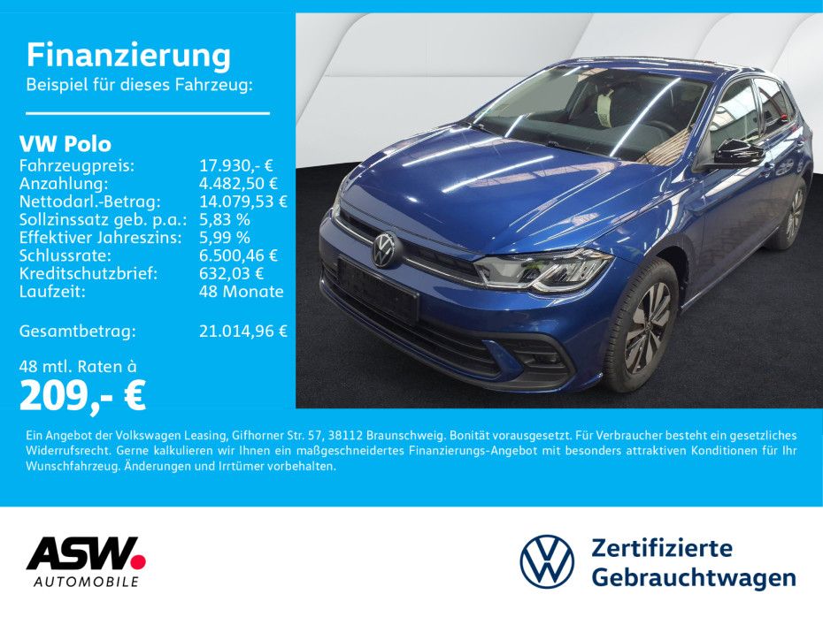 Volkswagen Polo Goal 1.0TSI 5-Gang LED Navi PDC ACC SHZ