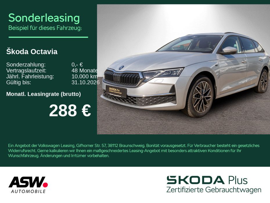 Fahrzeugabbildung SKODA Octavia Combi Selection 2.0TDI HUD PANO 360° SHZ