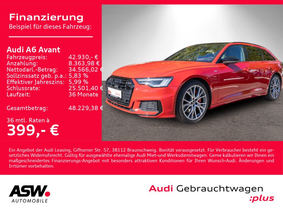 Fahrzeugabbildung Audi A6 Avant S line 55TFSI e quattr NAVI MATRIX PANO
