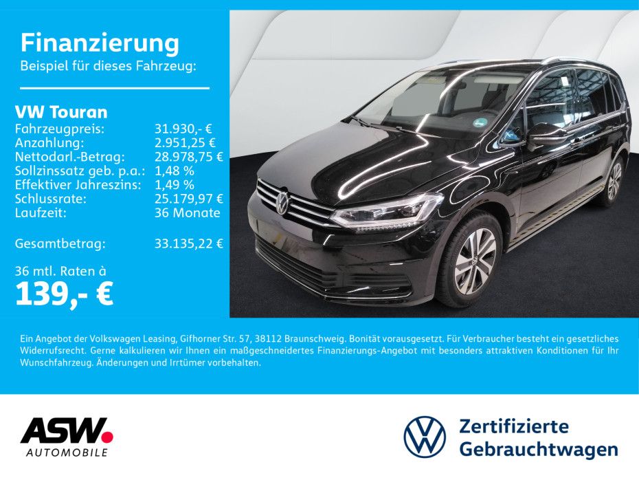 Volkswagen Touran ENERGY 1.5TSI LED Navi 7Sitze RFK AHK SHZ