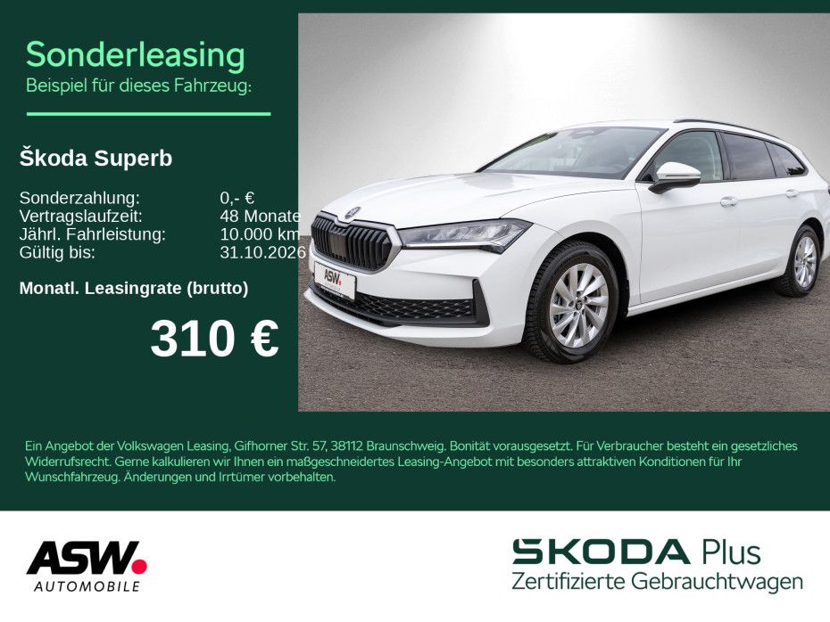 SKODA Superb Combi Essence 2.0TDI LED Navi AHK RFK SHZ