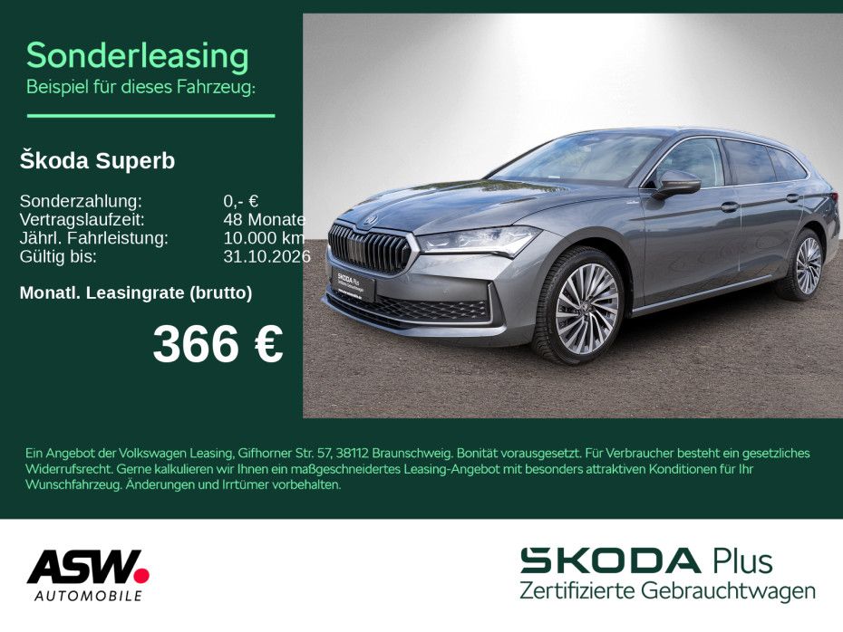 SKODA Superb Combi L&K 2.0TDI DSG PANO LEDER HUD AHK