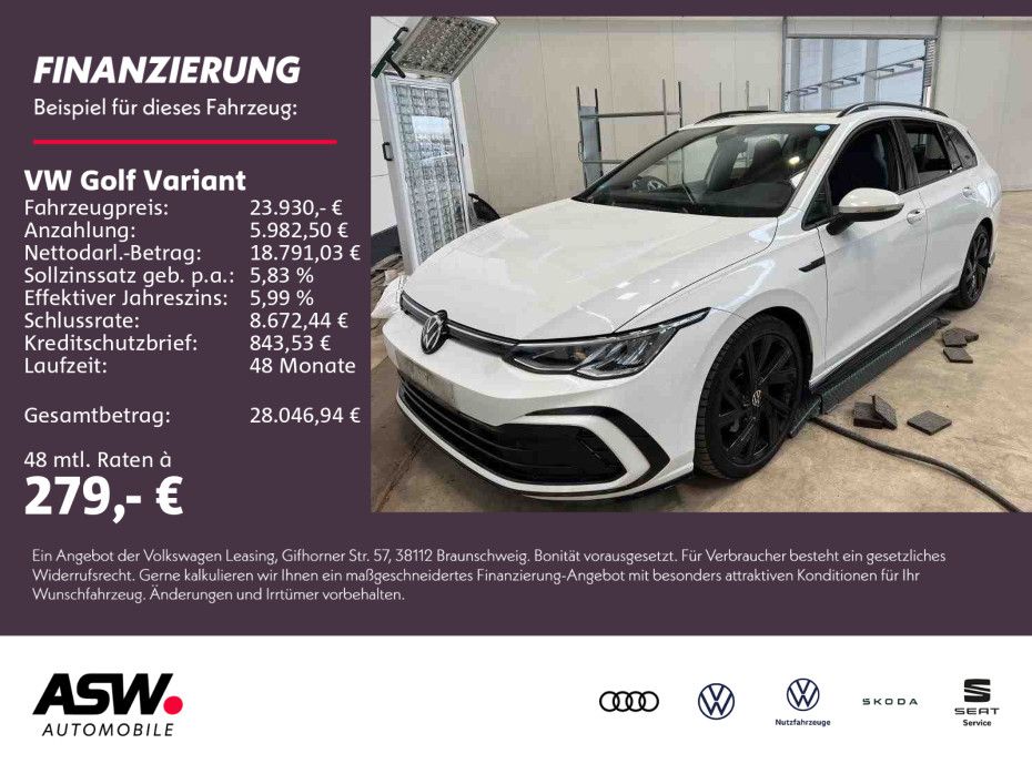 Volkswagen Golf Variant R-Line 2.0TSI PANO STDHZ RFK AHK VC