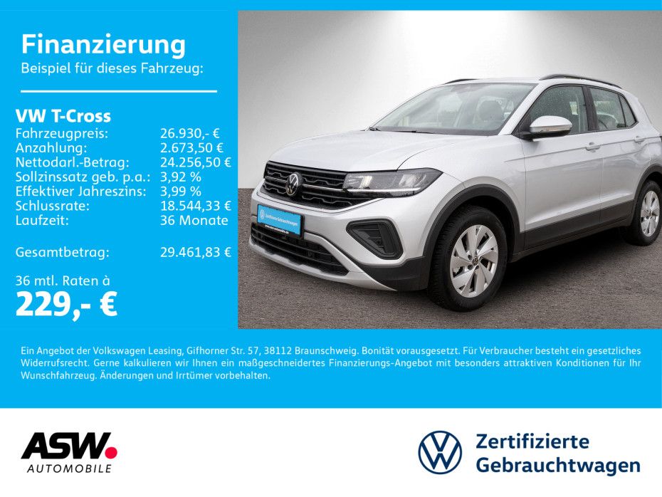 Volkswagen T-Cross Life 1.5 DSG LED Navi EFK ACC PDC SHZ