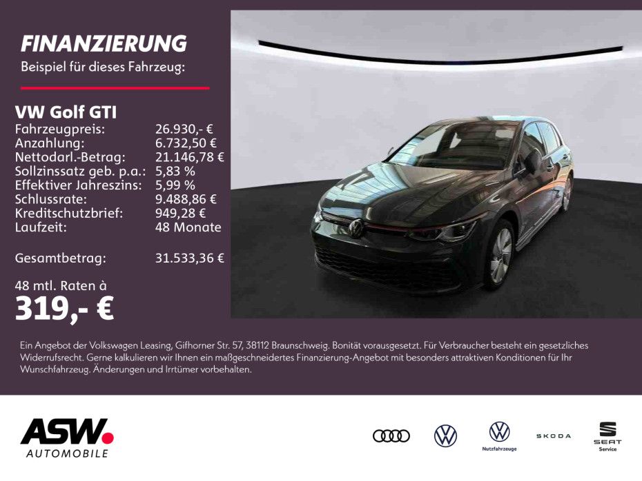 Volkswagen Golf GTI 2.0TSI LED Navi PANO H&K HUD STDHZ ACC