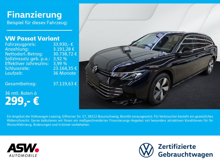 Volkswagen Passat Business 2.0TDI LED Navi AHK 360° ACC SHZ