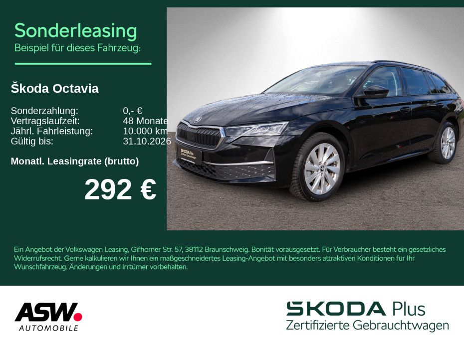 Fahrzeugabbildung SKODA Octavia Selection 1.5 LED Navi SHZ 360° CANTON
