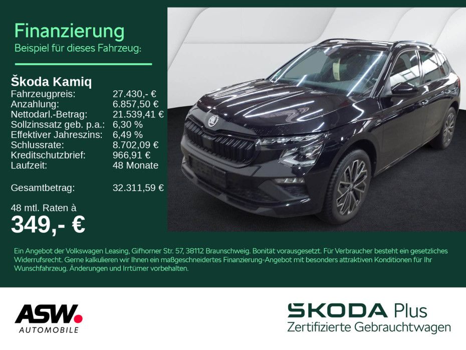 SKODA Kamiq Tour 1.5 TSI LED Navi PANO RFK ACC SHZ