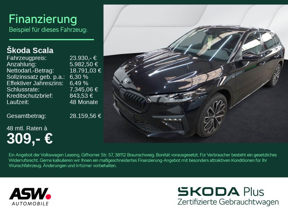 SKODA Scala Tour 1.0 TSI LED Navi ACC RFK PDC SHZ