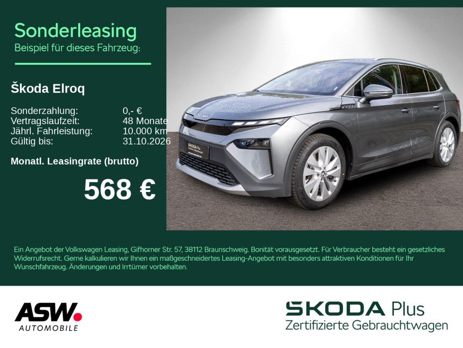 SKODA Elroq Loft electric LED Navi WÄPU AHK RFK SHZ