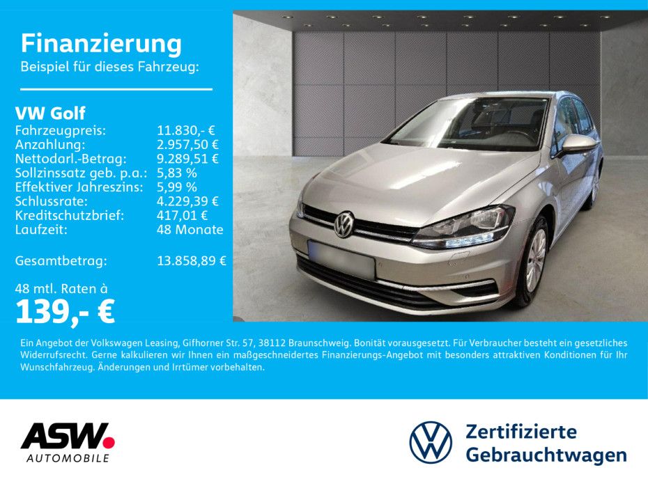 Volkswagen Golf VII 1.4 TSI KLIMA SHZ PDC MFL