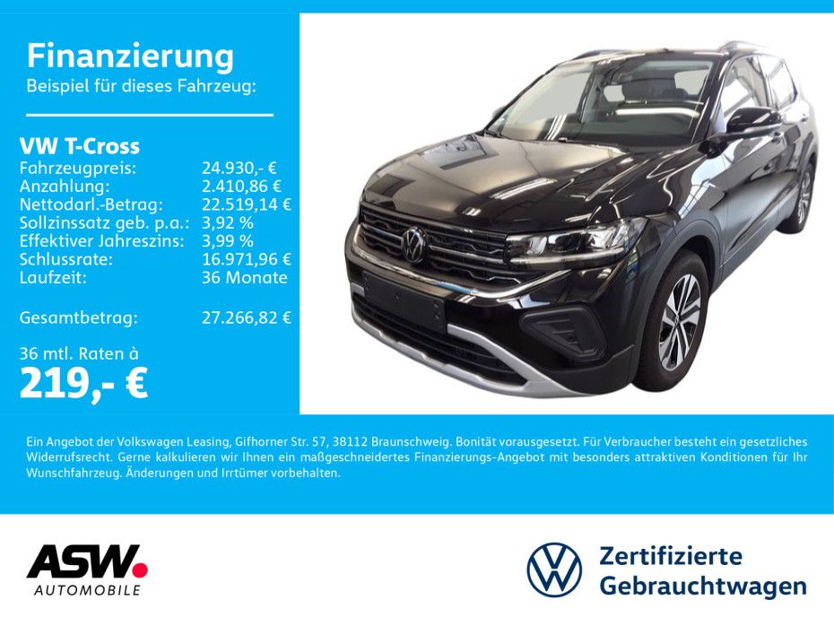 Volkswagen T-Cross Energy 1.0 TSI DSG LED Navi AHK ACC SHZ