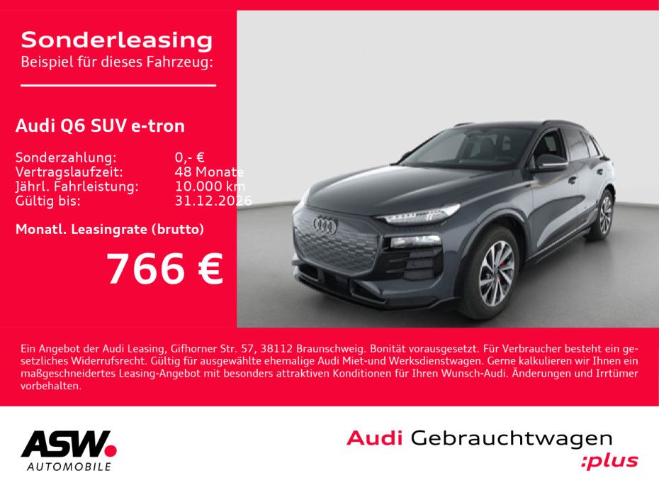 Fahrzeugabbildung Audi Q6 SUV e-tron S-line NAVI LED PANO 360° B&O AHK